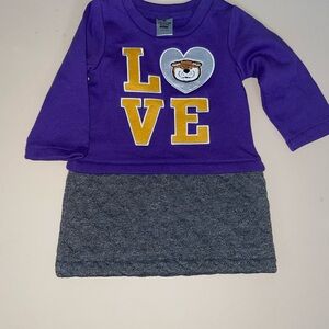 LSU toddler girl dress
